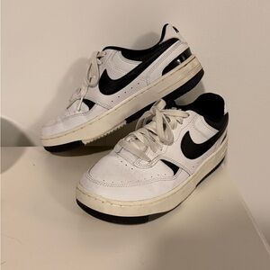 Nike Classic White and Black Shoes